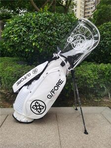 ★★★086 Golf Bag 　キャディーバック ゴルフバッグ PU レザー,9型，4kg,