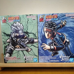 NARUTO ナルト 疾風伝　はたけカカシ　うちはオビト　vibrationstars 　2種 カカシ オビト サスケ バンプレスト バンダイ プライズ 