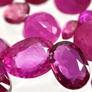 〔ルビールースおまとめ〕a重量約30ct 裸石 宝石 Ruby ruby コランダム 紅玉 jewelry ジュエリー DD5 ②