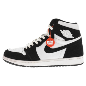 ナイキ WMNS AIR JORDAN 1 HIGH OG CD0461-007 ウィメンズ エアジョーダン1 パンダ ハイカットスニーカー ホワイト/ブラック US11.5/28.5cm