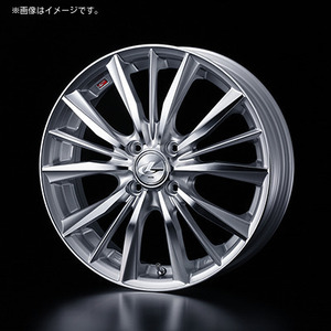 【個人宅発送可能】ウエッズ Weds 15X6.0J +50 4H PCD100 HSMC ホイール 1本 LEONIS VX レオニス・ブイエックス (33239)