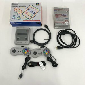 任天堂 ニンテンドークラシックミニ スーパーファミコン 通電未確認 CLV301 箱付き【CDAV0030】