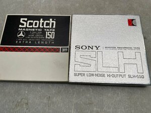 保管品/レトロ/SONY/Scotch/オープンリールテープ/SJH-550/2点まとめて