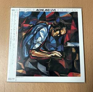 CD/ JOHN COATES.JR / ALONE AND LIVE ジョン・コーツ・ジュニア / アローン・アンド・ライヴ / キース・ジャレット Keith Jarrett 管理118