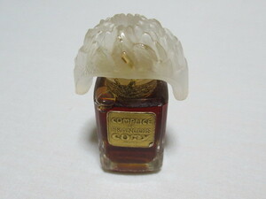 ■未開封 希少 1970年代！コティ コンプリス（COTY COMPLIS） PARFUM（香水）7.5ml ラリック（LALIQUE）デザイン 高さ5.7ｃｍ