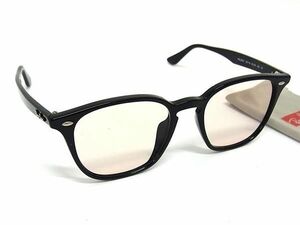 1円 ■美品■ Ray-Ban レイバン RB 4258-F 601/19 52□20 150 1N サングラス メガネ 眼鏡 メンズ レディース ブラック系 BI1950