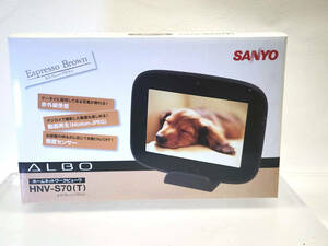 R51101　新品　SANYO サンヨー　ホームネットワークビューワー　ALBO　HNV-S70（T）　エスプレッソブラウン