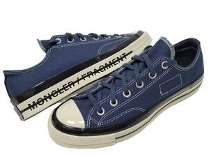 本物新品モンクレールMONCLER×コンバースCONVERSE チャックテイラースニーカー靴シューズ ネイビー【41.5 26.5cm】フラグメント藤原ヒロシ