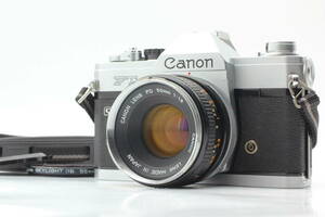 【良品】CANON FTb QL SLR Film Camera w/ FD 50mm F1.8 Lens Meter-OK キヤノン 744@i8