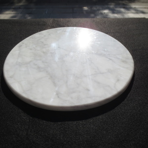  円板 丸板 イタリア産大理石 丸板 テーブル天板 平板 プレート　直径30cm 厚さ1.3ｃｍ 送料無料！