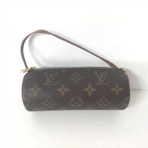 ルイヴィトン LOUIS VUITTON - モノグラム・キャンバス ダークブラウン パピヨン付属ポーチ 確認出来ず ポーチ モノグラム