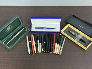 万年筆 ボールペン 20本 まとめ売り K18 K14 SAILOR PILOT PLATINUM MONTBLANC Pelikan WATERMAN など