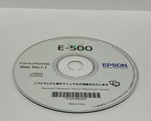 ▼ 即決 ▼ エプソン E-500 プリンタソフトウェア Disc Vol.1.1 !! ディスクのみ わけあり 要注意 EPSON