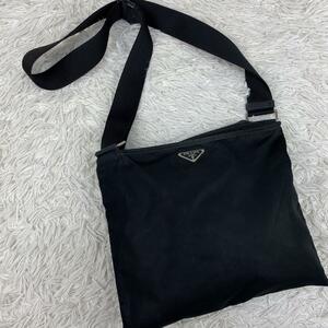 1円〜【超大人気 良品】PRADA プラダ サコッシュ ショルダーバッグ 三角ロゴ ナイロン トライアングルロゴ 白タグ y2k tceh 