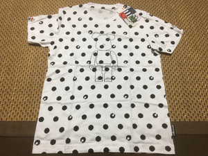 新品未使用 ベアブリック BE@RBRICK×UNIQLO ユニクロ 半袖 Tシャツ Mサイズ 水玉 ドット 2013年物 初期