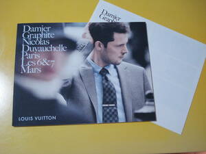 【カタログ】LOUIS VUITTON(ルイ・ヴィトン) Damier Graphite Nicolas Duvauchelle Paris Les6&7 Mars(2008 プライスリスト付) 美品即決！