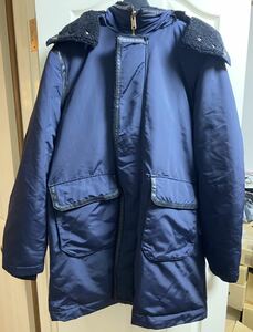 1352☆ZARA MAN☆防寒ボアフード付中綿コート☆サイズＸＬ ４４☆中古