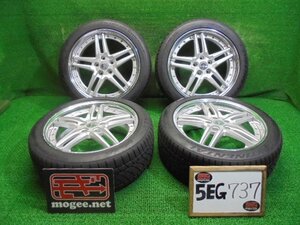 5EG737AF7 ) 送料無料 2021年 225/45ZR18 CONTINENTAL DWS06PLUS 夏タイヤ+WORK GNOSIS 18インチホイール4本セット 18×7.5J 112×5H +44