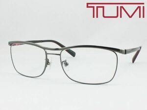 TUMI トゥミ メガネフレーム STU048J-0568 UVカット伊達メガネセット 度付き対応 老眼鏡 遠近両用 カールトンタイプ メンズ オリンピアン