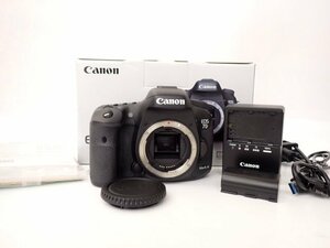 【美品】 Canon EOS 7D Mark II デジタル一眼レフカメラボディ キヤノン 純正充電器/純正バッテリー/元箱付 □ 6DF86-2