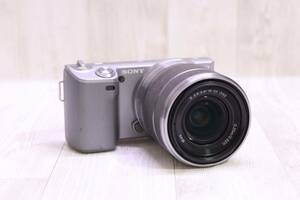 SONY NEX-5 + E 18-55ｍｍ(シルバー)・ 3.0型・約1420万画素・ミラーレス一眼カメラ