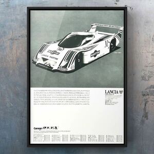 当時物 Martini Racing ランチア マルティーニ 広告 / モモステ Lancia Martini デルタ ランチアデルタ 中古 車 ラリー ランチアラリー