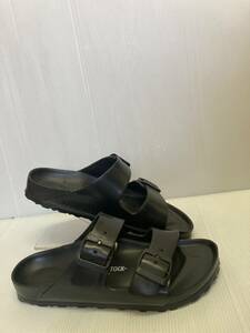 ●お買い得！BIRKENSTOCK　EVAサンダル　アリゾナ　ブラック　38（24.5㎝）　足にフィットして履き心地良し　水にも強くアウトドアに