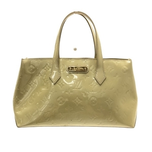 ルイヴィトン LOUIS VUITTON トートバッグ M91452 ウィルシャーPM パテントレザー（モノグラムの型押し） ブロンコライユ MI4170 バッグ