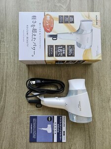 格安ほぼ新品保証書付KOIZUMI　KHD-9740/W　マイナスイオンヘアドライヤー