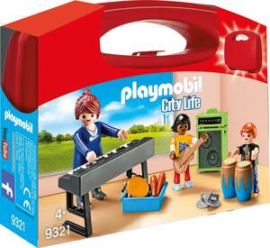 即決！新品 PLAYMOBIL プレイモービル 9321 音楽の授業 キャリーケース