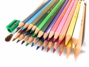 水で水彩画になる鉛筆 【24色 筆・鉛筆削り付】 水彩色鉛筆 色えんぴつ 水彩鉛筆 ぬり絵 スケッチ お絵かき 絵画 ステイホーム おうち時間