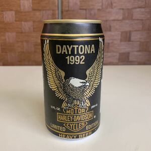 【希少】Harley-Davidson HEAVY BEER DAYTONA 1992 LIMITED EDITION レトロ 缶ビール ハーレーダビッドソン ハーレー 長期保管品