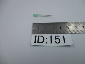 ID:151 未使用 長期保管品　ドーム状トップ付き丸型LED-緑 SLR-342MG-3F　10個セット