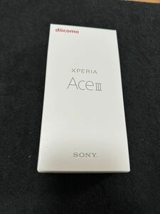 docomo Xperia Ace Ⅲ SO-53C Black simフリー 新品未使用品　判定○