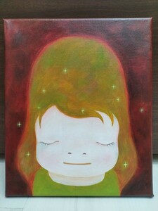 【模写】奈良美智 Yoshitomo Nara The Little Star Dweller Acrylic on canvas 30*25cm