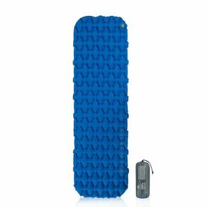 LDL041# ナイロン TPU スリーピング 軽量 防湿 エアマットレス ポータブル インフレータブル キャンプマット カラー：ブルー