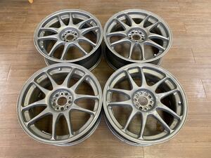 WORKワーク エモーションKAI/N EMT-K 18インチ　18×7.5J +48 ＰＣＤ100/5H プリウス86ＢＲＺフォレスターレガシー 中古4本