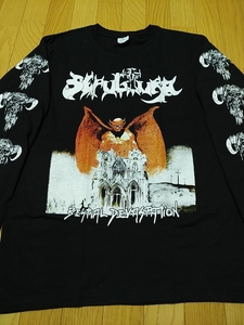 SEPULTURA 長袖 Tシャツ bestial devastation 黒M ロンT セパルトゥラ / slayer metallica kreator sodom destruction possessed cogumelo