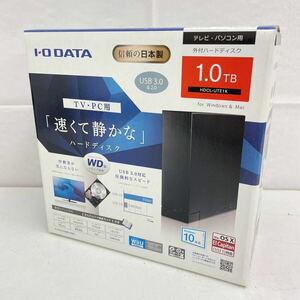 133☆【新品未開封】I ・O DATA アイ・オー データ 外付ハードディスク HDCL-UTE1K ブラック IODATA USB3.0対応 ☆