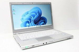 1円スタート ノートパソコン Windows11 Panasonic レッツノート CF-LX6 第7世代 Core i5 SSD256GB メモリ8GB Windows10 14インチ カメラ