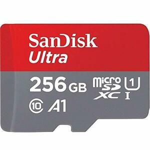 SanDisk microSDXC 100MB/s 256GB Ultra SD変換アダプター付属 サンディスク SDS