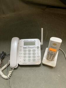 パナソニック　電話機　VE-GP35DL　子機　KX-FKN526-W　通電確認　のみ　中古　現状　管理番号494