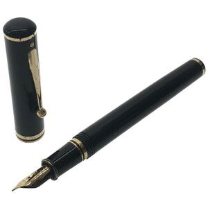 シェーファー コノソアール 万年筆 SHEAFFER Connaisseur ネイビー × ゴールド ペン先 18K 750 1990年代製 ヴィンテージ 筆記用具 J971