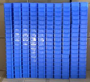 新品訳あり・プラスチックコンテナ180個セット青[140×95×54mm]パーツボックス ツールケース 大量セット BOX パーツケース