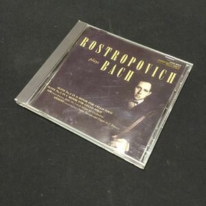 CD ロストロポーヴィチ ムスティスラフ J.S.バッハ：無伴奏チェロ組曲第2番・第5番 COCQ-84375 希少　ディスク美品