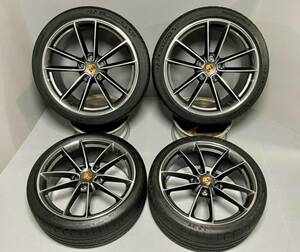 PORSCHE CARRERA ポルシェ 992 911カレラ 21/20 ホイール4本 MICHELIN 2019/22年製