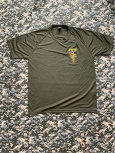 米軍 海兵隊 北部訓練場 Tシャツ QUICK DAY 速乾 OD サイズ M 登竜門 JWTC MRSOC RECON サバゲー 極美品 T