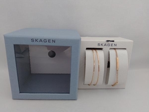 SKAGEN スカーゲン ブレスレット・バングルセット 箱付 ゴールドカラー