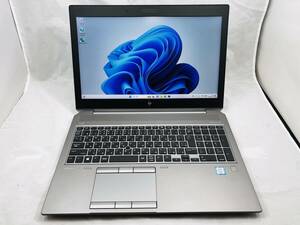 #300646 HP ZBook 15 G6 Mobile Workstation (Core i7-9750H/16GB/512GB NVMe + 1TB HDD/15.6インチ FHD /Quadro T1000/無線,BT/Win11 Pro)