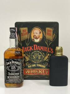 未開栓　ジャック　ダニエル ブリキ缶ケース入り Jack Daniels Old No. 7 WHISKEY ウイスキー 750ml 43%